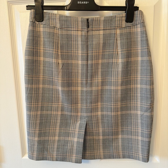 High waisted plaid mini skirt - Picture 2 of 3